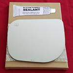 Mirror Glass + Silicone Adhesive for Nissan Armada