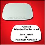 Mirror Glass Replacement + Full Adhesive for Toyot