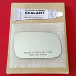 Mirror Glass Replacement + Silicone Adhesive for L