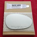 Mirror Glass + Silicone Adhesive for 12-18 Fiat 50
