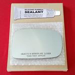 Mirror Glass Replacement + Silicone Adhesive for S