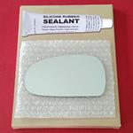 Mirror Glass Replacement + Silicone Adhesive for 0