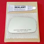 Mirror Glass Replacement + Silicone Adhesive for P