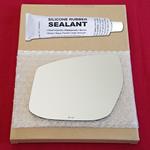 Mirror Glass Replacement + Silicone Adhesive for A