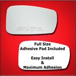 Mirror Glass Replacement + Full Adhesive for 11-14