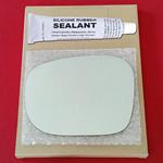 Mirror Glass Replacement + Silicone Adhesive for P