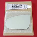 Mirror Glass Replacement + Silicone Adhesive for 0