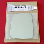 Mirror Glass Replacement + Silicone Adhesive for J