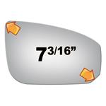 Mirror Glass + Adhesive for 08-08 Nissan Maxima-3