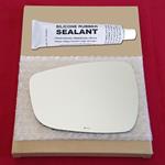 Mirror Glass Replacement + Silicone Adhesive for A