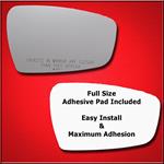 Mirror Glass Replacement + Full Adhesive for Forte