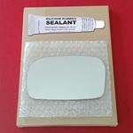 Mirror Glass Replacement + Silicone Adhesive for H