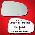 Mirror Glass Replacement + Silicone Adhesive for-3