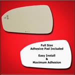 Mirror Glass Replacement + Full Adhesive for 13-19