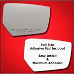 Mirror Glass Replacement + Full Adhesive for 14-18