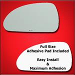 Mirror Glass Replacement + Full Adhesive for 06-12