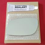 Mirror Glass Replacement + Silicone Adhesive for 9