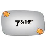 Mirror Glass for Saab 9-3, 9-5, 900 Passenger Si-3