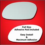 Mirror Glass Replacement + Full Adhesive for 96-07