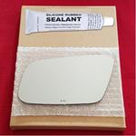 Mirror Glass Replacement + Silicone Adhesive for A