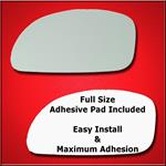 Mirror Glass Replacement + Full Adhesive for 96-00