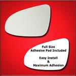 Mirror Glass Replacement + Full Adhesive for 12-14