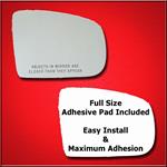 Mirror Glass Replacement + Full Adhesive for 02-05