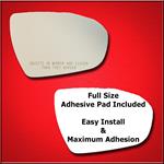 Mirror Glass Replacement + Full Adhesive for 11-13