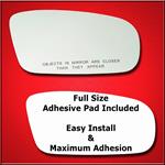 Mirror Glass Replacement + Full Adhesive for 00-05