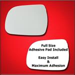 Mirror Glass Replacement + Full Adhesive for 11-14