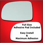 Mirror Glass Replacement + Full Adhesive for 95-03