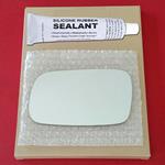 Mirror Glass Replacement + Silicone Adhesive for L