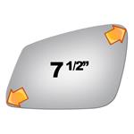 Mirror Glass for BMW 2, 3, 4, 5, 6 Series Driver-3