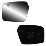 Fits 07-10 Lincoln MKZ Driver Side Mirror Glass wi