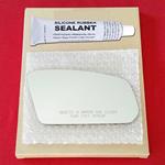 Mirror Glass Replacement + Silicone Adhesive for S