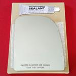 Mirror Glass Replacement + Silicone Adhesive for S