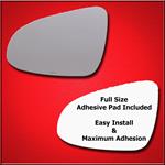 Mirror Glass Replacement + Full Adhesive for 18-19