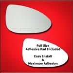 Mirror Glass Replacement + Full Adhesive for 12-18