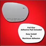 Mirror Glass + Full Adhesive for 16-19 Buick Envis