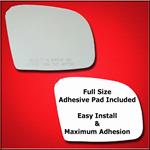 Mirror Glass Replacement + Full Adhesive for 06-09
