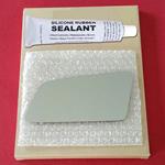 Mirror Glass Replacement + Silicone Adhesive for 8