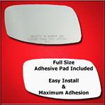 Mirror Glass Replacement + Full Adhesive for 02-06