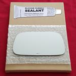 Mirror Glass + Silicone Adhesive for 92-96 Lexus E