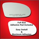 Mirror Glass Replacement + Full Adhesive for 96-02