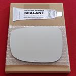 Mirror Glass Replacement + Silicone Adhesive for C