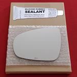 Mirror Glass Replacement + Silicone Adhesive for E