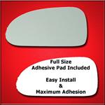 Mirror Glass Replacement + Full Adhesive for 97-01
