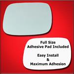 Mirror Glass Replacement + Full Adhesive for 97-01