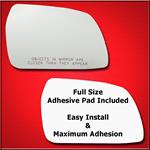 Mirror Glass + Full Adhesive for Chevy, Geo Tracke