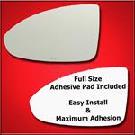 Mirror Glass Replacement + Full Adhesive for 11-16